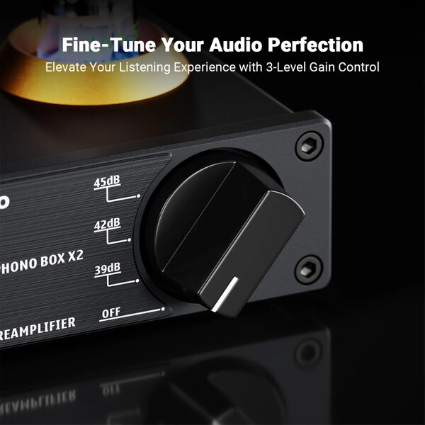 Main product image for Fosi Audio Box X2 Phono Preamp for MM Turntables235-256